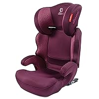 Diono Everett NXT High Back Booster Car Seat with Rigid Latch, Lightweight Slim Fit Design, 8 Years 1 Booster Seat, Purple
