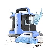 Aspiron Carpet Cleaner Machine, Upholstery Cleaner Machine with 2 Cleaning Tools, Dual Large Tanks, Portable Lightweight Spot Cleaner Machine for Pet Stains, Carpet, Stairs, Couch, Car Seats