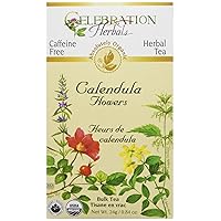 Celebration Herbals Organic Herbal Calendula Flower Loose pack Tea, 0.84 oz/24g