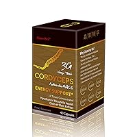 3G Cordyceps Energy Support – Immunity and Energy Booster,Lung and Kidney Health,40 Counts