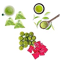 Benifuuki Tea, Green tea bags (30 packs) and benifuuki candy from Japanese Green Tea Co – Relaxation Green Tea – Easy to Prepare - Non-GMO - Ideal for Tea Lovers