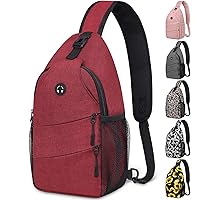 Crossbody Bags for Women Men Trendy Sling Bag Bakpack Casual Chest Bag with Convertible Shoulder Strap