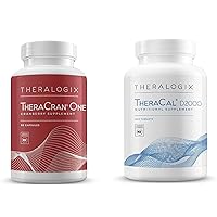 Theralogix TheraCran One + TheraCal D2000 Bone Health Supplement Bundle (90 Day Supply)