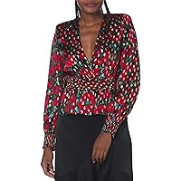 The Kooples Women's Giant Poppy Print Top