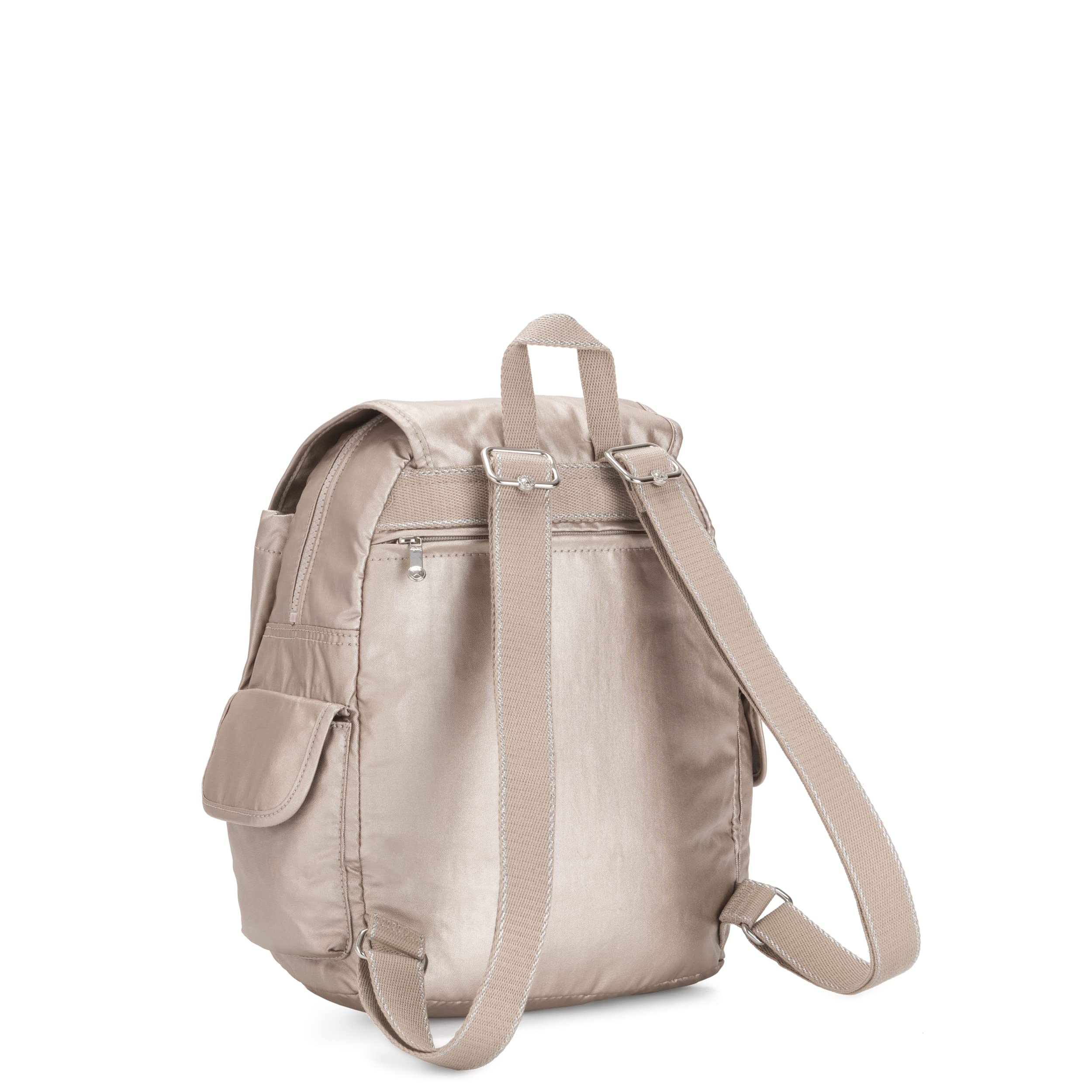 Kipling Women's City Pack Small Backpack, Lightweight Versatile Daypack, Bag, Metallic Glow, 10.75''L x 13.25''H x 7.5''D