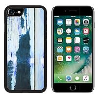 MSD Premium Apple iPhone 7 iPhone7 Aluminum Backplate Bumper Snap Case Original oil painting showing beautiful lake Holland blue IMAGE 35974523