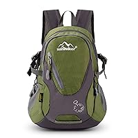 sunhiker Cycling Hiking Backpack Water Resistant Travel Backpack Lightweight SMALL Daypack M0714 (Navy Green)