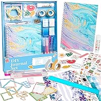 ABERLLS DIY Journal Kit for Girls, Birthday Gift for 6 7 8 9 10 11 12 Year Old Girl, Art Crafts Kits for Tween Teenage Kids, Scrapbook Diary Supplies Toy Set
