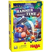HABA Hammer Time - Simple Rules - Fast Playing - Treasure Hunt Game for Kids