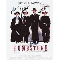 Tombstone 8 X 10 Movie Poster Autograph on Glossy Photo Paper
