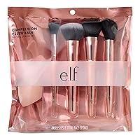 e.l.f. Complexion Perfection Brush Kit 4Piece Set Synthetic