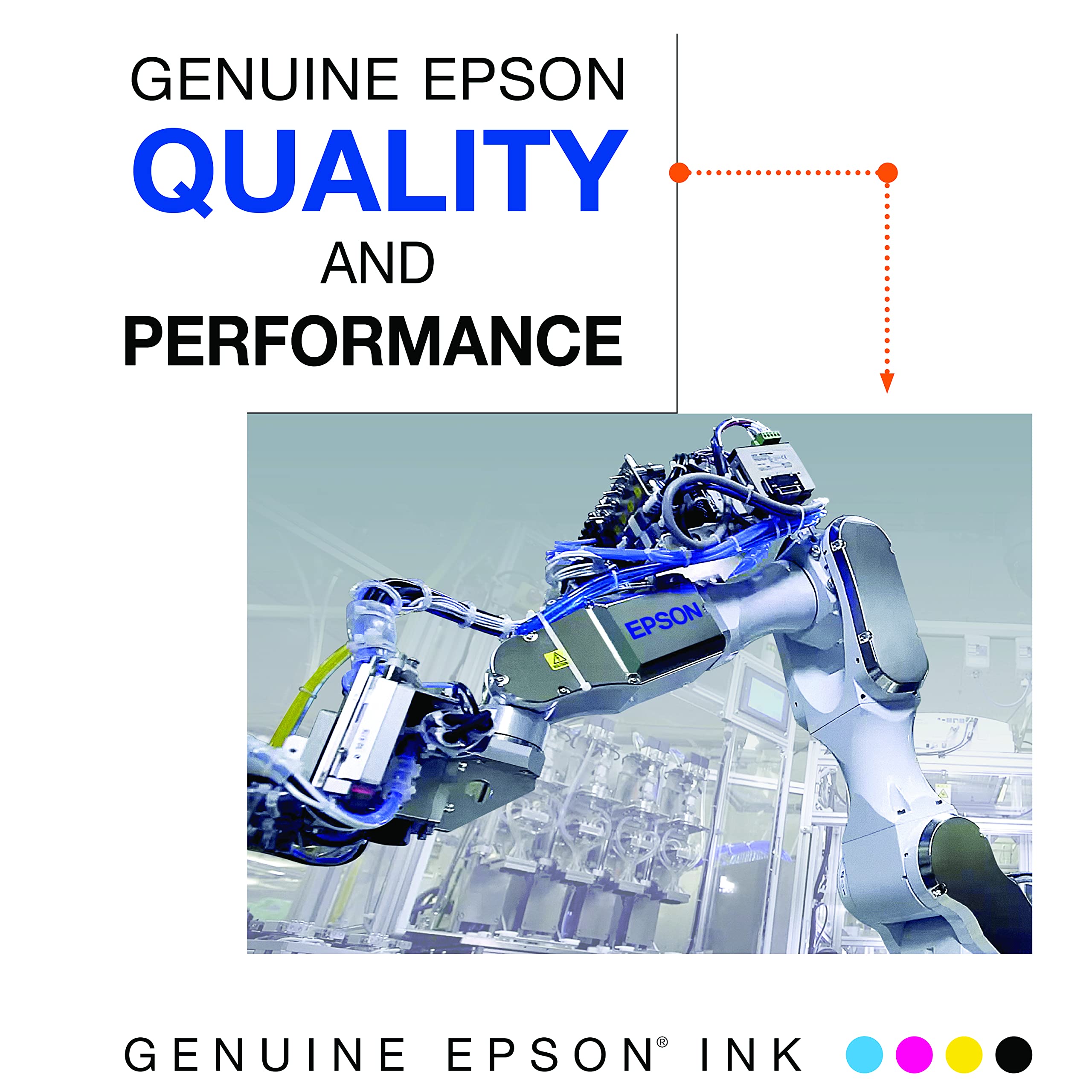 EPSON T822 DURABrite Ultra Ink High Capacity Black & Standard Color Cartridge Combo Pack (T822XL-BCS) for select Epson WorkForce Pro Printers