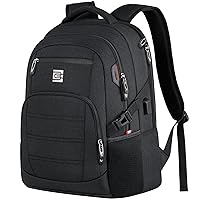 Bagsure Travel Laptop Backpack, Business Water Resistant Laptop Backpack with USB Charging Port, College Bag for Men & Women