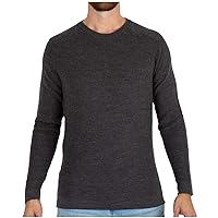 MERIWOOL Mens Knit Sweater - Merino Wool Sweater Men Long Sleeve Shirt
