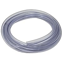 Sealproof Unreinforced PVC Food Grade Clear Vinyl Tubing, 3/8-Inch ID x 1/2-Inch OD, 10 FT, Made in USA