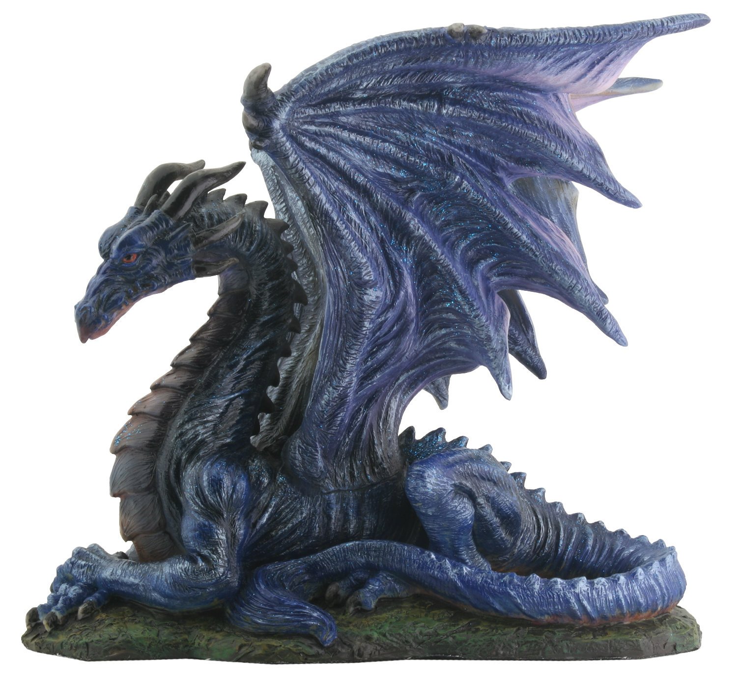 Midnight Dragon Figurine Display