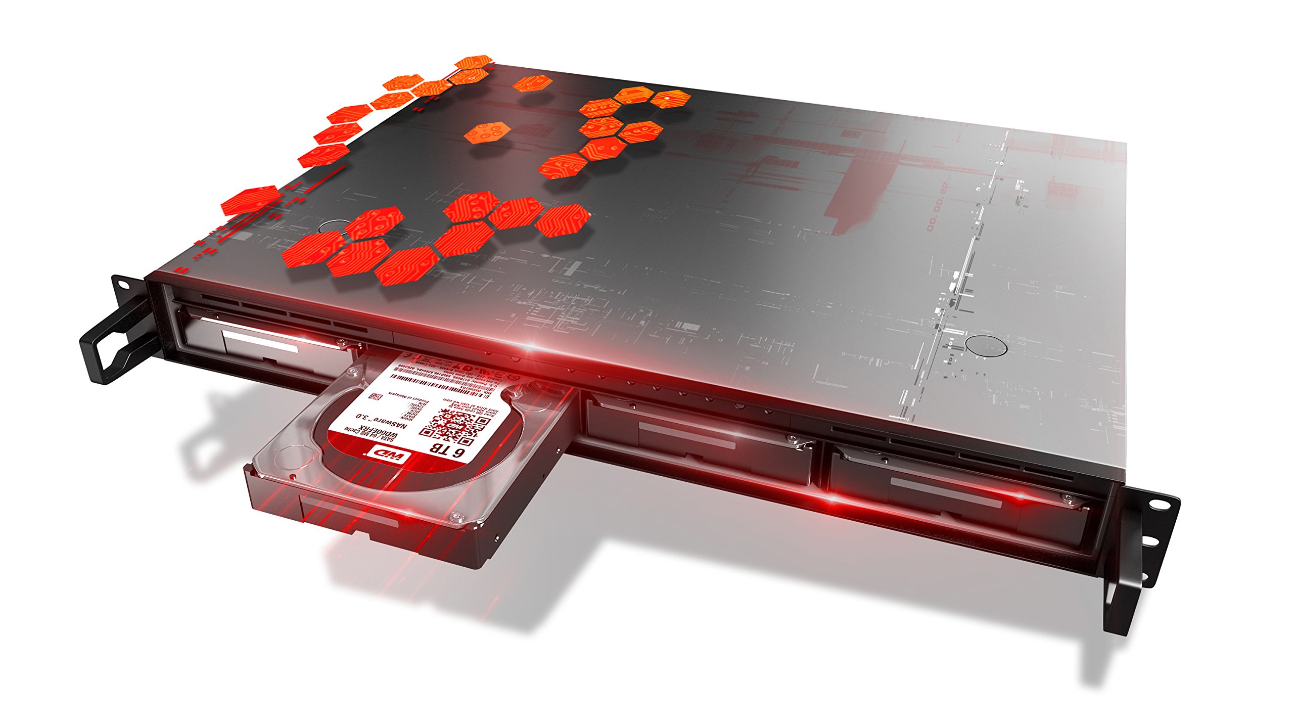 WD Red 8TB NAS Hard Disk Drive - 5400 RPM Class SATA 6 Gb/s 128MB Cache 3.5 Inch - WD80EFZX