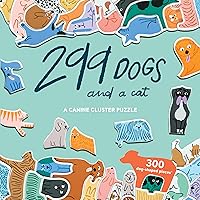 Laurence King 299 Dogs (and a cat) 300 Piece Cluster Puzzle