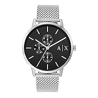 A|X Armani Exchange Multifunction Watch for Men with Leather or Stainless Steel Band