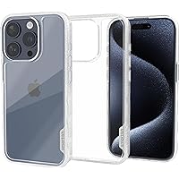 Smartish® iPhone 15 Pro Slim Case - Gripmunk - [Lightweight + Protective] Thin Grip Magnetic Cover with Drop Protection for Apple iPhone 15 Pro - Clearly Clear