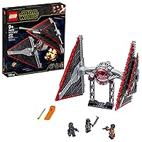 LEGO Star Wars Sith TIE Fighter 75272 Collectible Building Kit, Cool Construction Toy for Kids (470 Pieces)