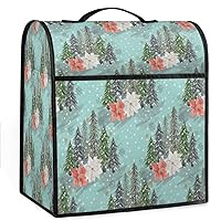 Christmas Tree 09 Coffee Maker Dust Cover Mixer Cover with Pockets and Top Handle Toaster Covers Bread Machine Covers for Kitchen Cafe Bar Home Decor