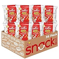 Simply, Cheetos Crunchy White Cheddar, 0.875 Ounce (Pack of 36)