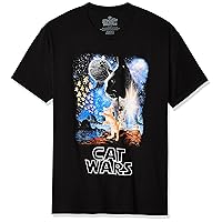 Goodie Two Sleeves Men's Humor Cat Wars Type Adult T-Shirt