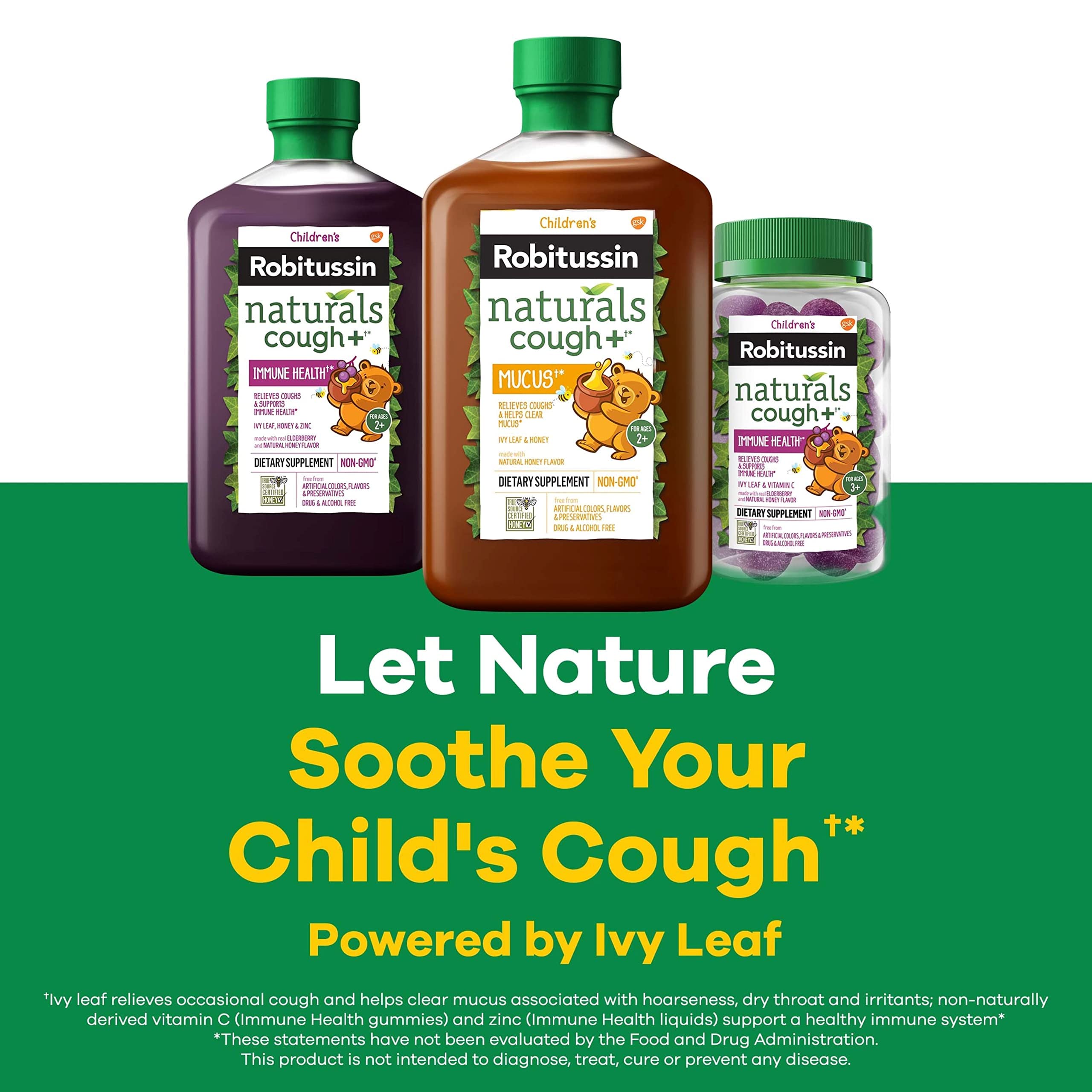 Children's Robitussin Naturals Cough Plus Mucus Dietary Supplement, 8.3 Oz