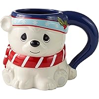 Precious Moments Holiday Mug | Bear-y Christmas To You Ceramic Mug | Holiday Decor & Gift