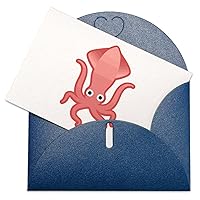 Giant Squid Animal All Occasion Greeting Cards 4