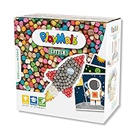 PlayMais Mosaic Little Cosmos Creative Set for Crafts for Children from 3 Years Over 2,300 6 Mosaic Adhesive Pictures Promotes Creativity and Fine Motor Skills Natural Toy
