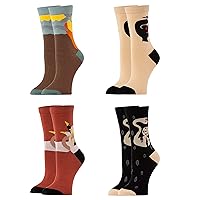 Gi&Gi 6Pairs Cotton Socks Women Fashion with Multicolors Pattern Extra Comfort Made in Italy N.8004E