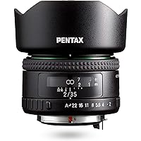 Pentax HD PENTAX-FA35mmF2 Wide Angle Monofocal Lens (Full Size Compatible), Good Picture Performance, High Performance HD Coating, Compact and Lightweight Design, Close-Up Shooting 11.8 inches (30