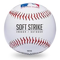 Franklin Sports Soft-Strike Teeball - Official Size and Weight Approved for Teeball - Hollow Rubber Core Technology for Safety - MLB Teeball Ball for Indoor/Outdoor Use