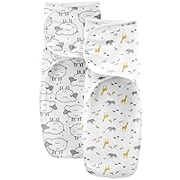 Simple Joys by Carter's Unisex Babies' Cotton Swaddle Blankets, Multipacks