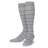 Comrad Nylon Knee High Socks - 15-20mmHg Graduated Compression Socks - Soft & Breathable Support Unisex Socks