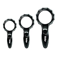 Vivitar Optics LED Magnifying Glasses, Set of 3 Includes 6 Powerful LED Lights on Each Magnifier, Perfect for Reading Fine Print, VIV-MAG-3