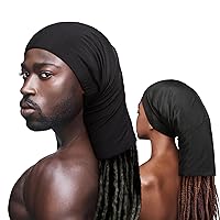 RED by Kiss Dreadlock Tube, Premium Silky Spandex, Lightweight & Stretchable, Extra-Wide for Comprehensive Coverage, Hair Protection for Active Lifestyle, Avoid Breakage