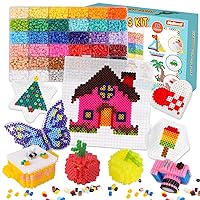 36000 Pcs Value Pack Fuse Beads 45 Colors, Bulk Assorted Multicolor Perler  Beads for Kids and Chilren Crafts with Ironing Papaer 