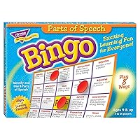 Trend Enterprises: Parts of Speech Bingo Game, Exciting Way for Everyone to Learn, Play 8 Different Ways, Great for Classrooms and at Home, 2 to 36 Players, for Ages 9 and Up
