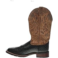 Laredo Mens Montana Square Toe Casual Boots Mid Calf - Brown
