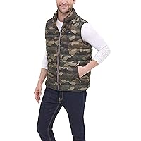 Tommy Hilfiger Men's Lightweight Ultra Loft Quilted Puffer Vest (Standard and Big & Tall), Camouflage, Large