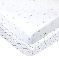 TL Care 2 Pack Fitted Pack N Play Playard Sheet 27