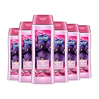 Suave Moisturizing Body Wash, with Sweet Pea Violet and Vitamin E Extract, No Parabens, No Phtahaltes, 18 Fl Oz (Pack of 6)