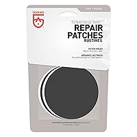 Tenacious Tape Repair Patches for Tents and Outdoor Gear, 3”, Black and Clear