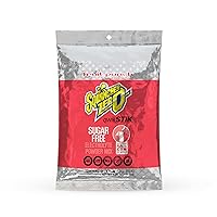 Sqwincher Zero Qwik Stik, Sugar Free, Low Calorie, Low Sodium Electrolyte Replacement Powder Hydration Drink Mix, Fruit Punch, 0.11 oz Packet (Pack of 50)
