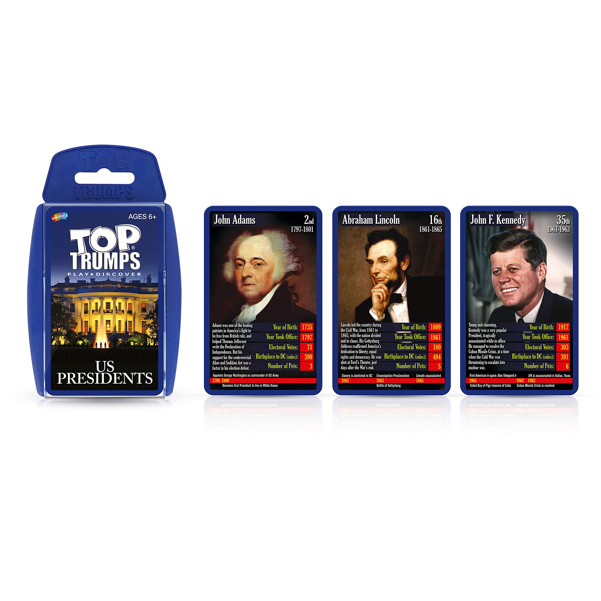 Red, White and Blue Top Trumps Card Game Bundle