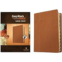 Every Man's Bible NLT, Large Print (LeatherLike, Pursuit Saddle Tan, Indexed) Every Man's Bible NLT, Large Print (LeatherLike, Pursuit Saddle Tan, Indexed) Imitation Leather
