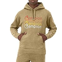 Champion Men'S Hoodie, Mineral Dye Graphic Hoodie, Fleece Men'S Hoodie Sweatshirt